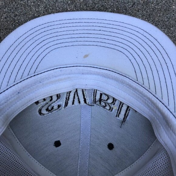 PACIFIC HEADWEAR Simi Valley Baseball League Hat Men's L/XL Fitted Mesh Grey Cap - Picture 4 of 6